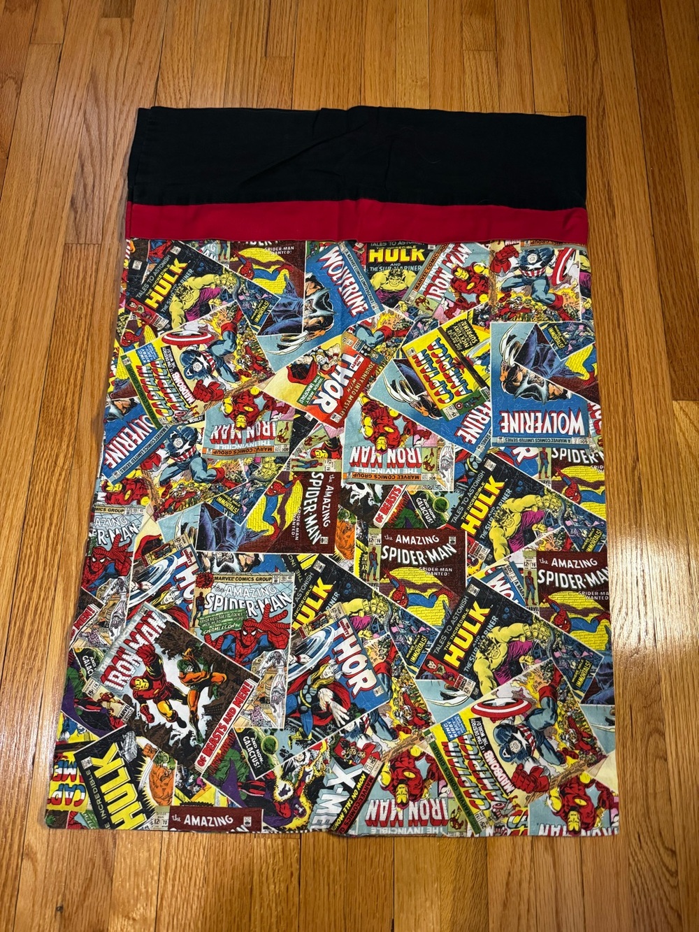 Handmade Marvel Comics Pillow Case